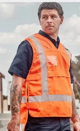 SYZMIK Unisex Hi Vis NSW Rail Vest ZV697 Syzmik